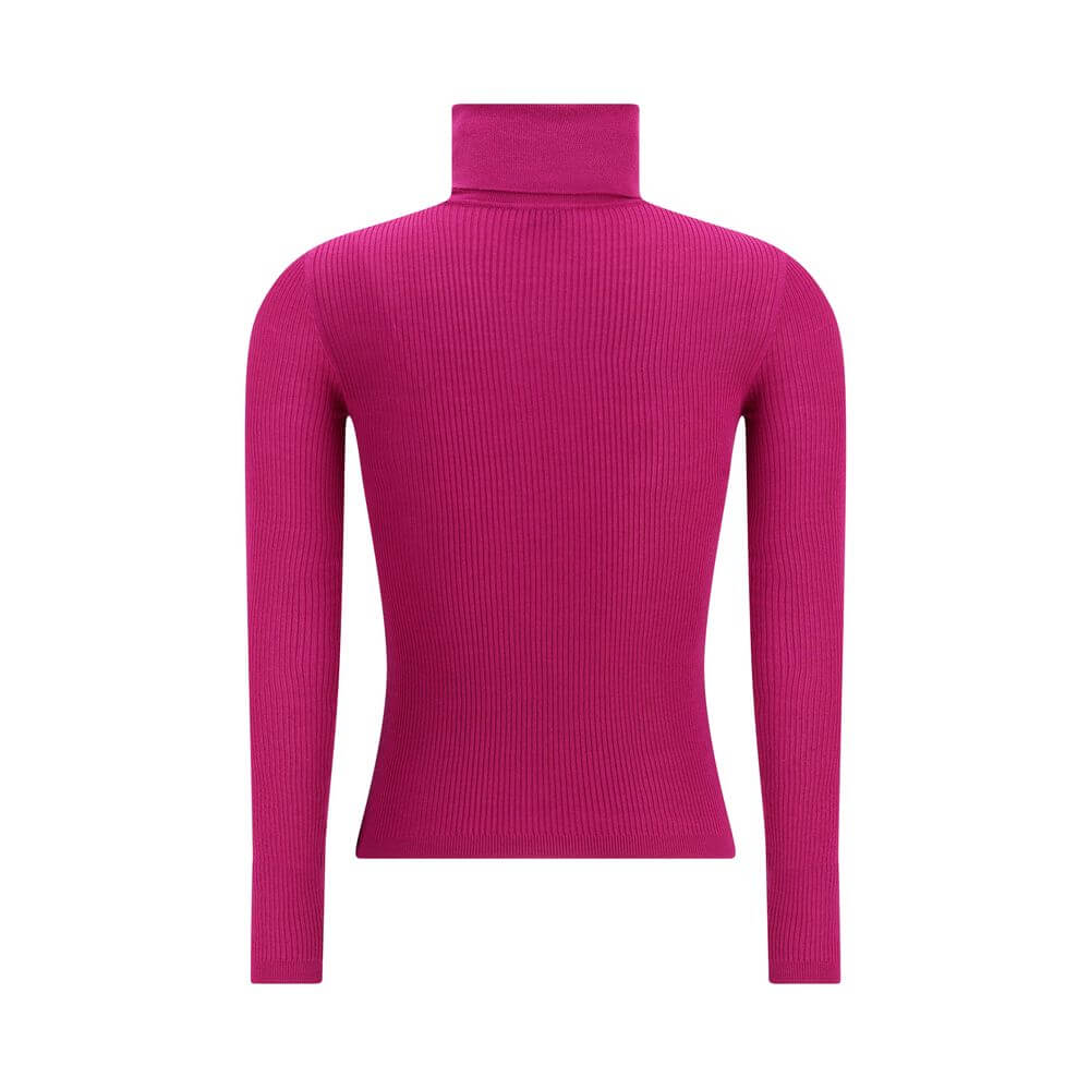 Multicolor Wool TurtleneckThe Yves Saint Laurent Turtleneck Top is an essential piece that enhances the silhouette with its slim fit. Crafted in an all-over ribbed knit, it combines certified cashmere and wool to deliver a soft feel and refined warmth. Ri
