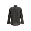 Green Cotton Pattern ShirtThe checked Shirt by Saint Laurent blends timeless tailoring with a modern edge. Crafted in soft cotton, it features a pointed collar and a chest patch pocket embroidered with the iconic Cassandre logo. A front button closure, si