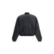 Zipped Standard BomberThe Bomber Standard by Balenciaga reimagines a streetwear classic with the brand’s bold aesthetic. Crafted from recycled satin polyamide, it features a zip closure, two flap pockets with snap buttons at the front, and the iconic zip
