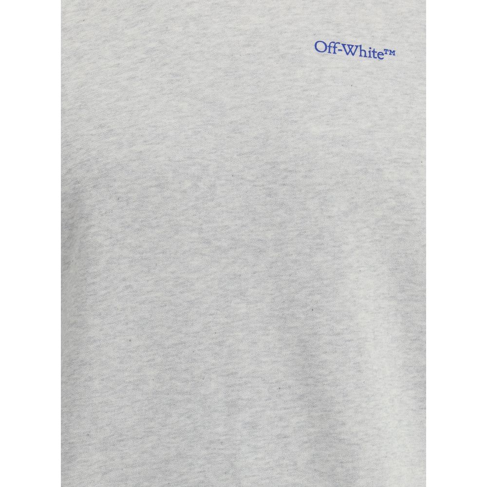 Gray Cotton SweatshirtThe Scribble Diag Skate Crewneck by Off-White captures the essence of streetwear with its minimalist lines and bold graphic presence. Crafted from solid French cotton, it showcases embroidered details and the brand’s signature logo a