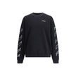 Black Cotton SweatshirtThe Scribble Diag Skate Crewneck by Off-White captures the essence of streetwear with its minimalist lines and bold graphic presence. Crafted from solid French cotton, it showcases embroidered details and the brand’s signature logo