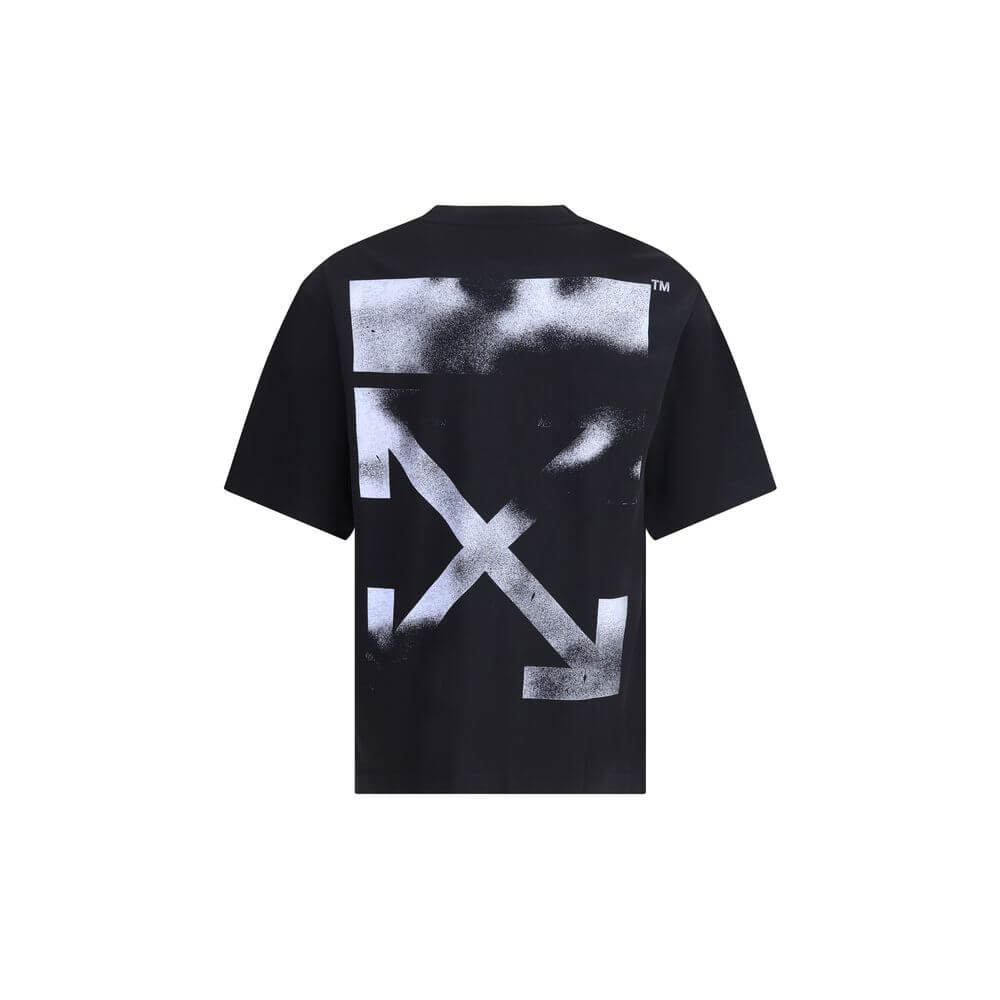 Black Cotton ClothingThe Stencil Arrow Skate Logo T-Shirt by Off-White elevates urban style with a refined yet striking aesthetic. Crafted from premium cotton, it offers a relaxed and comfortable fit designed for everyday wear. The front is subtly detaile