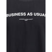 Black Cotton ClothingThe ‘Business Quote’ T-shirt by Off-White embodies the brand’s ironic and conceptual spirit, elevating a wardrobe staple into a style statement. Crafted from black cotton, it features a ribbed crew neckline and a contrasting front log