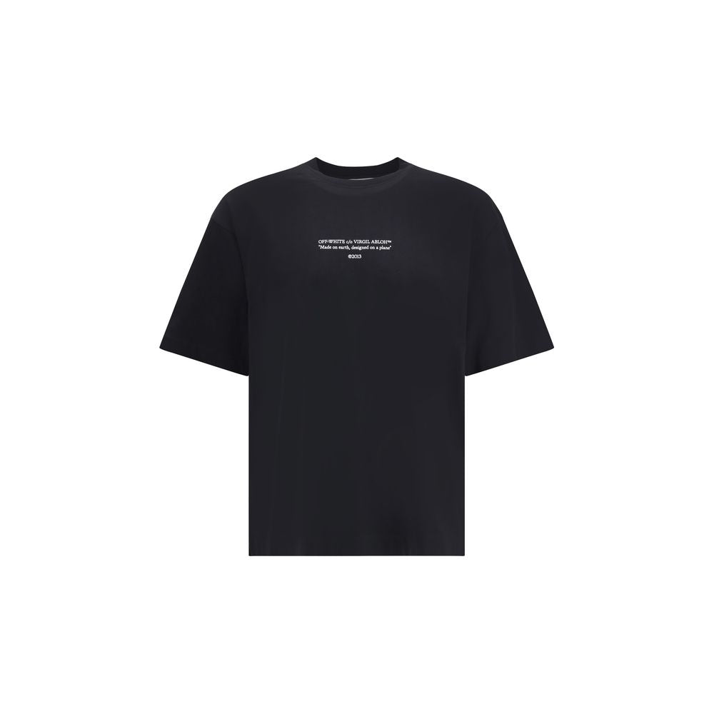 Black Cotton T-ShirtThe Statement Skate Short Sleeves Tee by Off-White is a quintessential staple of contemporary fashion. Crafted from premium Cotton, it features bold lettering across the front, embodying the brand’s distinctive and assertive style. Wit