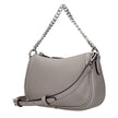 Gray Leather HandbagDescription: The product with MPN 35F4S1QC1LPEARLGREY and code F83960 leather in gray is a handbags designed by Michael Kors. It has features like front logo, adjustable shoulder, removable shoulder.Gray Leather Handbag${tagsMichael Ko