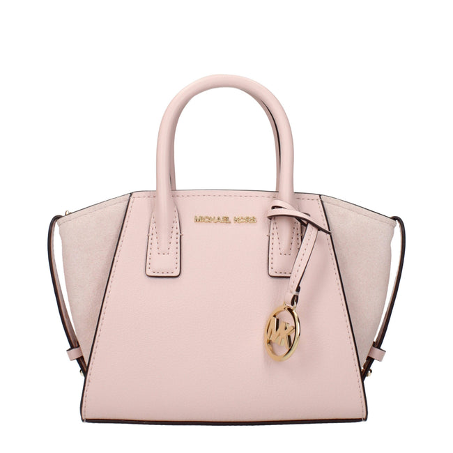 Pink Leather HandbagDescription: The product with MPN 35F4G4VC0LPOWDERBLUSH and code F83970 leather in pink is a handbags designed by Michael Kors. It has features like front logo, front detail, removable details, adjustable shoulder, removable shoulder,