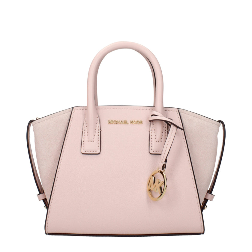 Pink Leather HandbagDescription: The product with MPN 35F4G4VC0LPOWDERBLUSH and code F83970 leather in pink is a handbags designed by Michael Kors. It has features like front logo, front detail, removable details, adjustable shoulder, removable shoulder,