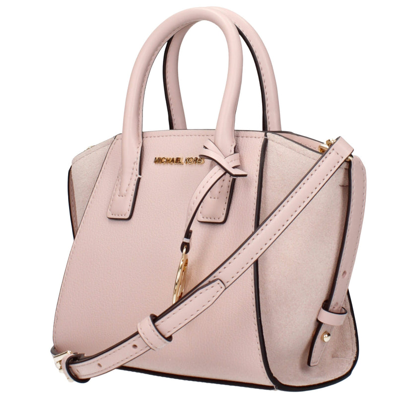 Pink Leather HandbagDescription: The product with MPN 35F4G4VC0LPOWDERBLUSH and code F83970 leather in pink is a handbags designed by Michael Kors. It has features like front logo, front detail, removable details, adjustable shoulder, removable shoulder,