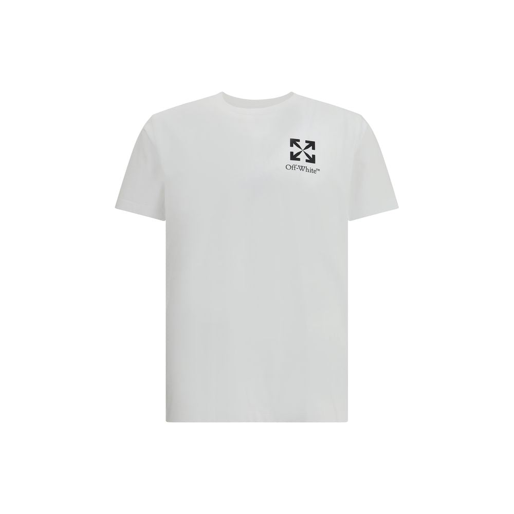 White Cotton T-ShirtThe Small Arrow Slim T-shirt by Off-White captures minimalist elegance with a signature twist. Cut from soft Cotton jersey, it offers a slim fit that naturally contours the body. A ribbed crew neck and short sleeves highlight the clean