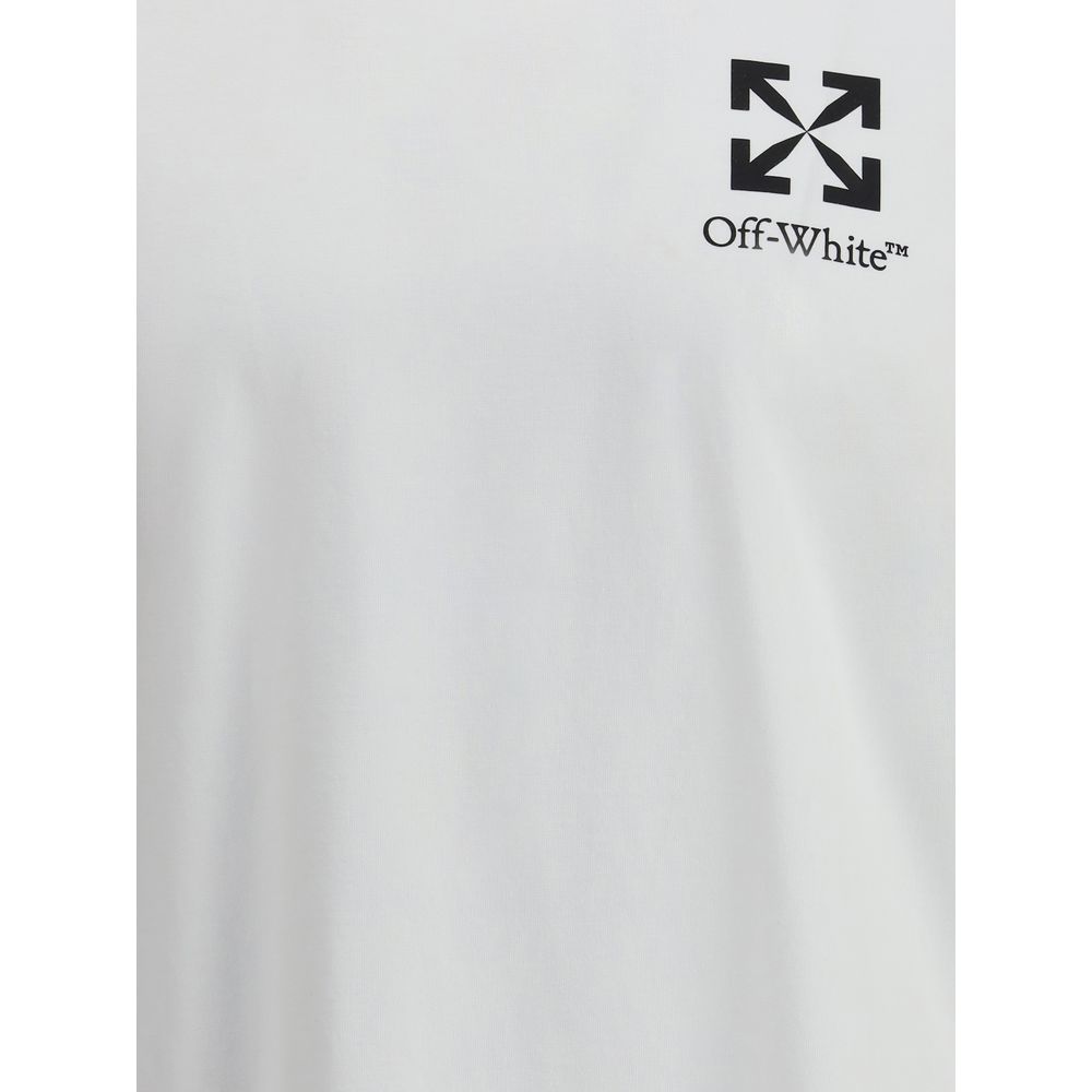 White Cotton T-ShirtThe Small Arrow Slim T-shirt by Off-White captures minimalist elegance with a signature twist. Cut from soft Cotton jersey, it offers a slim fit that naturally contours the body. A ribbed crew neck and short sleeves highlight the clean