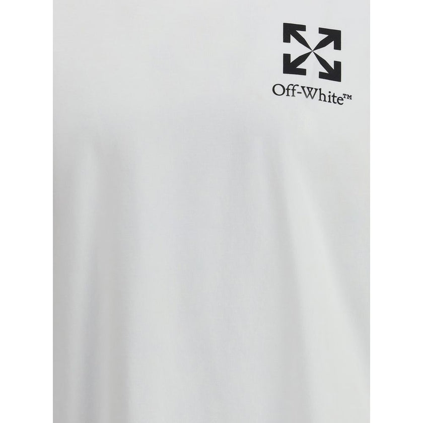 White Cotton T-ShirtThe Small Arrow Slim T-shirt by Off-White captures minimalist elegance with a signature twist. Cut from soft Cotton jersey, it offers a slim fit that naturally contours the body. A ribbed crew neck and short sleeves highlight the clean