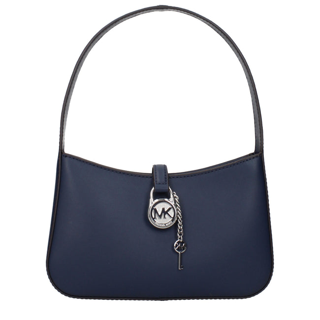 Blue Leather HandbagDescription: The product with MPN 35T4S1YC1LNAVY and code F83957 leather in blue is a handbags designed by Michael Kors. It has features like front detail, front logo.Blue Leather Handbag${tagsMichael KorsAulae Blue Leather Handbag Mic