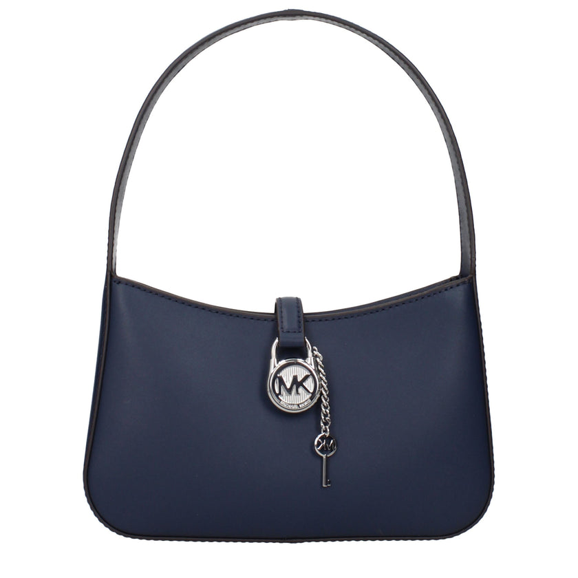 Blue Leather HandbagDescription: The product with MPN 35T4S1YC1LNAVY and code F83957 leather in blue is a handbags designed by Michael Kors. It has features like front detail, front logo.Blue Leather Handbag${tagsMichael KorsAulae Blue Leather Handbag Mic