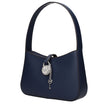 Blue Leather HandbagDescription: The product with MPN 35T4S1YC1LNAVY and code F83957 leather in blue is a handbags designed by Michael Kors. It has features like front detail, front logo.Blue Leather Handbag${tagsMichael KorsAulae Blue Leather Handbag Mic