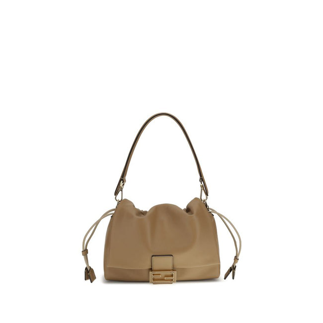 Mamma Baguette Shoulder BagMamma Baguette Shoulder Bag by Fendi is a style icon reimagined with contemporary elegance. Crafted with a decorative FF closure and tone-on-tone leather insert, it features a large suede-lined interior compartment enhanced by a