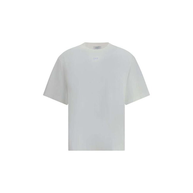 White Cotton ClothingThe Stencil Arrow Skate Logo T-Shirt by Off-White elevates urban style with a refined yet striking aesthetic. Crafted from premium cotton, it offers a relaxed and comfortable fit designed for everyday wear. The front is subtly detaile