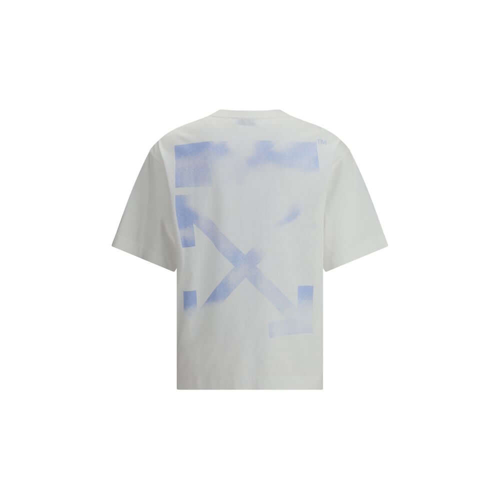 White Cotton ClothingThe Stencil Arrow Skate Logo T-Shirt by Off-White elevates urban style with a refined yet striking aesthetic. Crafted from premium cotton, it offers a relaxed and comfortable fit designed for everyday wear. The front is subtly detaile