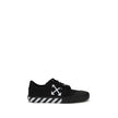 Black Calf Leather Bos Taurus Low Top SneakersLow Vulc Undercut Sneakers by Off-White feature contrasting color details and the iconic Arrow motif on the side. Featuring a flat sole and lace-up closure, they combine urban style and comfort in a contempora