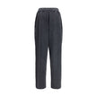 Black Cotton Joggers (Workout Pants)The Oversized Sweatpants by Balenciaga redefine the classic sportswear staple with a bold, contemporary twist. Crafted in washed-effect cotton, they feature exposed seams that create an inside-out illusion—an iconic det