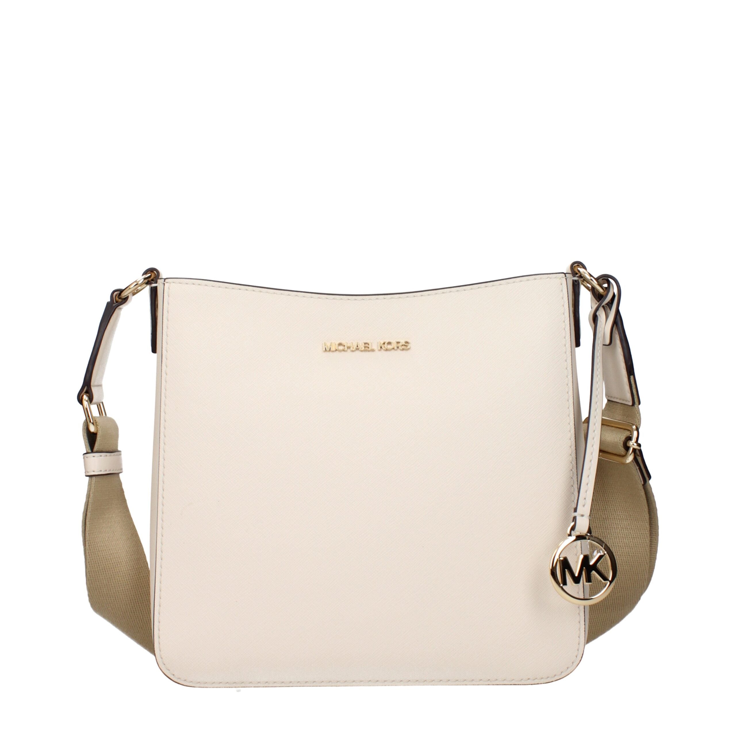 Beige Leather Shoulder BagDescription: The product with MPN 35S4GTVC5LLTCREAM and code F83976 leather in beige is a shoulder bags designed by Michael Kors. It has features like front logo, adjustable shoulder, removable details.Beige Leather Shoulder Bag$
