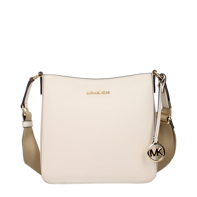 Beige Leather Shoulder BagDescription: The product with MPN 35S4GTVC5LLTCREAM and code F83976 leather in beige is a shoulder bags designed by Michael Kors. It has features like front logo, adjustable shoulder, removable details.Beige Leather Shoulder Bag$