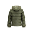 Maya Down JacketMaya Down Jacket by Moncler with adjustable drawstring hood and removable thanks to practical buttons. The high collar ensures protection, while the front closure with double slider zip guarantees functionality and comfort. It has two side
