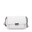 White Leather Crossbody BagDescription: The product with MPN 35R5S2BM8LOPTICWHITE and code F83975 leather in white is a crossbody bags designed by Michael Kors. It has features like front logo, adjustable shoulder.White Leather Crossbody Bag${tagsMichael