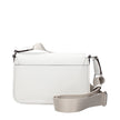 White Leather Crossbody BagDescription: The product with MPN 35R5S2BM8LOPTICWHITE and code F83975 leather in white is a crossbody bags designed by Michael Kors. It has features like front logo, adjustable shoulder.White Leather Crossbody Bag${tagsMichael