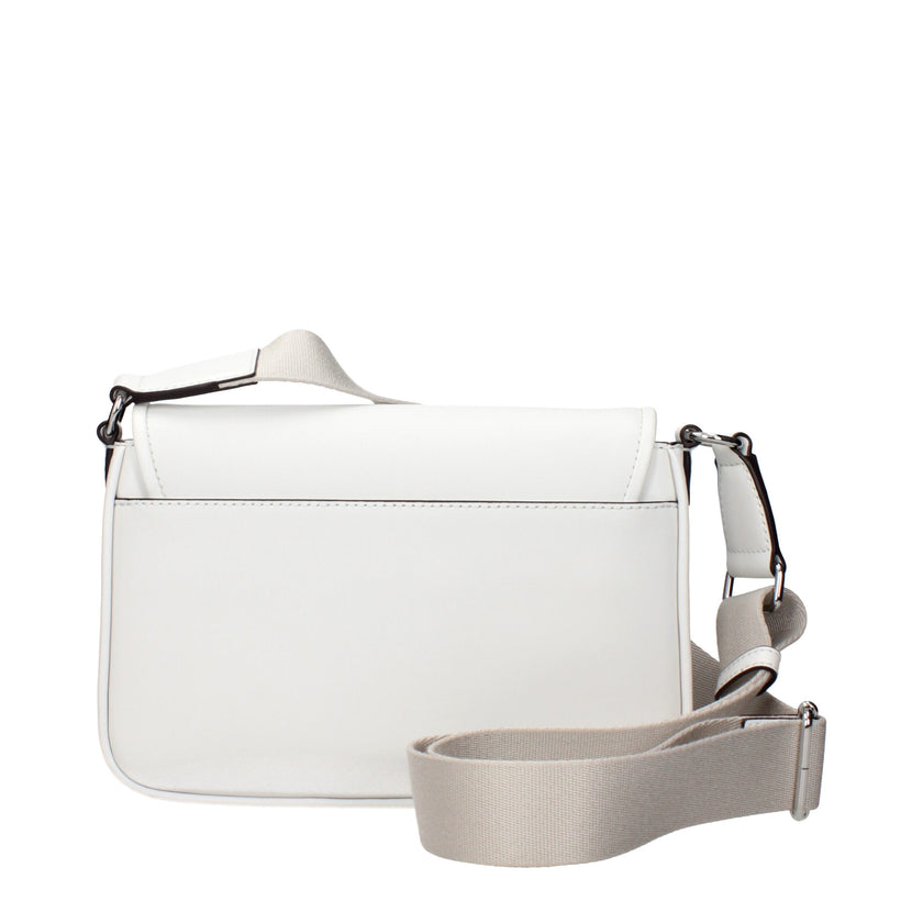 White Leather Crossbody BagDescription: The product with MPN 35R5S2BM8LOPTICWHITE and code F83975 leather in white is a crossbody bags designed by Michael Kors. It has features like front logo, adjustable shoulder.White Leather Crossbody Bag${tagsMichael