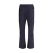 Blue Polyester Athletic PantsThe padded ski Pants by Moncler Grenoble embody the perfect balance between technical performance and contemporary style. Crafted from technical Nylon with a fleece lining, they provide warmth and comfort on mountain days. The
