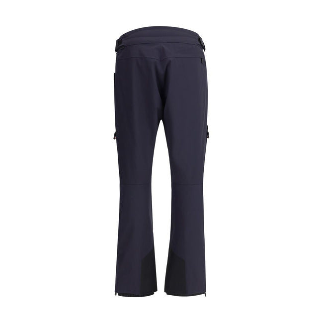 Blue Polyester Athletic PantsThe padded ski Pants by Moncler Grenoble embody the perfect balance between technical performance and contemporary style. Crafted from technical Nylon with a fleece lining, they provide warmth and comfort on mountain days. The