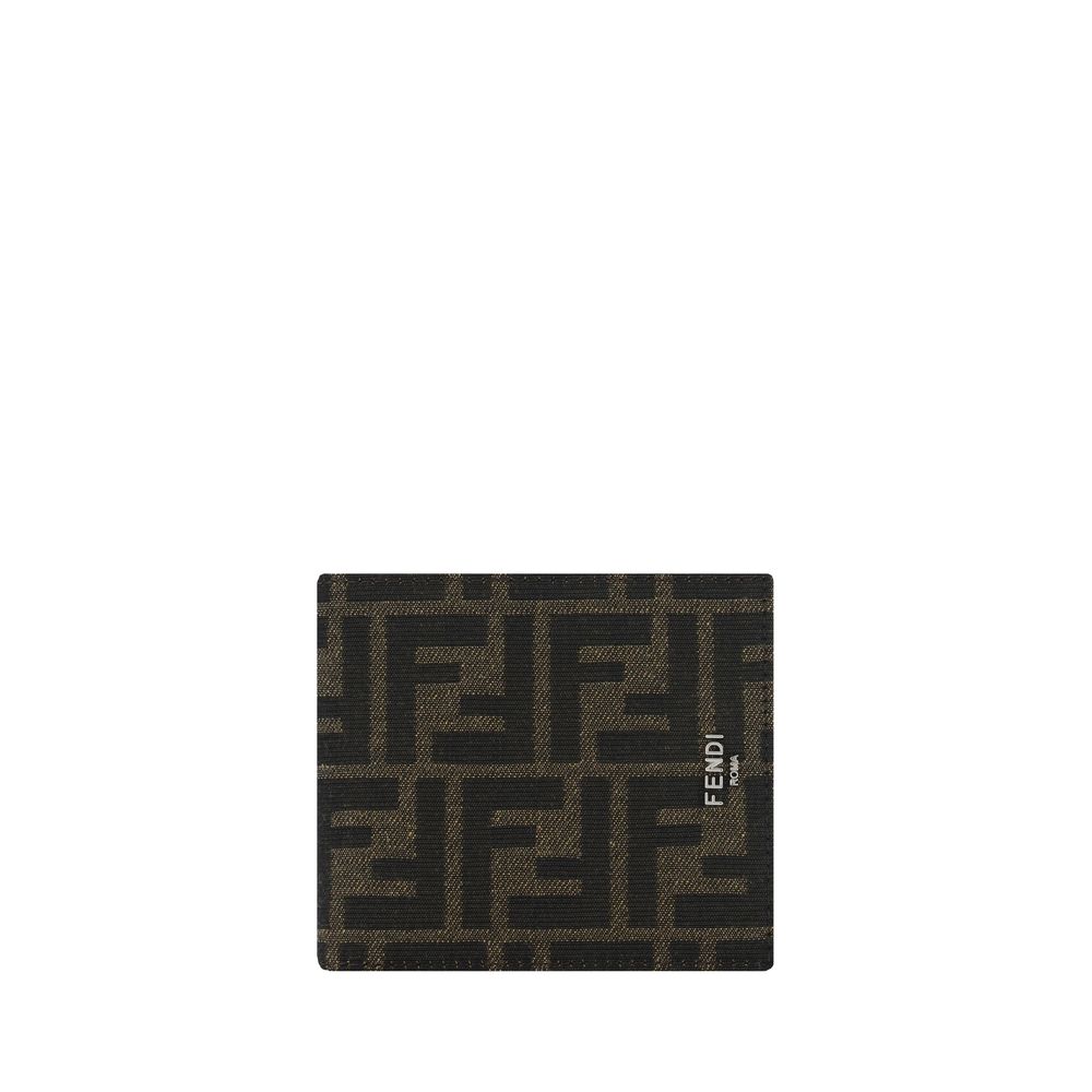 Brown Calf Leather Bos Taurus WalletThe Fendi Leather Wallet is an elegant and functional accessory. It features a double internal card slot for convenient organization, a compartment for banknotes and a design characterized by the iconic brand logo repea