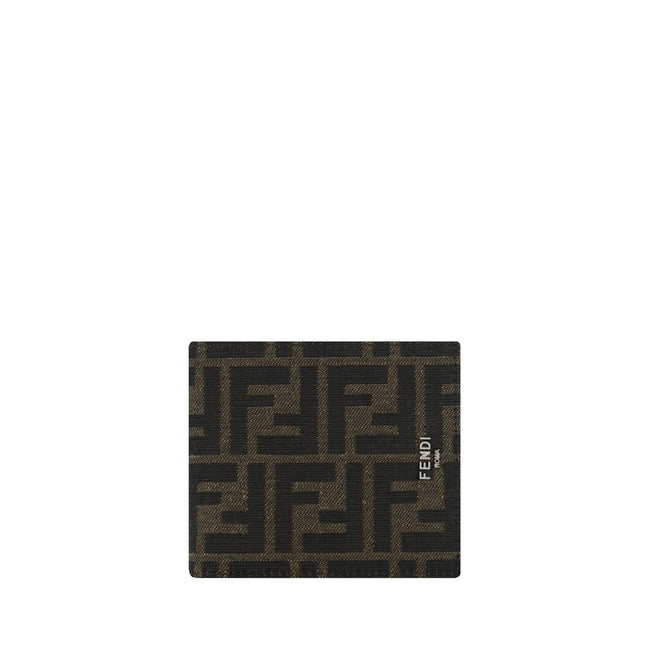 Brown Calf Leather Bos Taurus WalletThe Fendi Leather Wallet is an elegant and functional accessory. It features a double internal card slot for convenient organization, a compartment for banknotes and a design characterized by the iconic brand logo repea