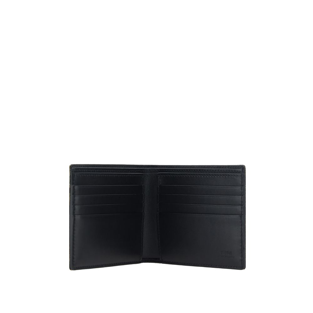 Brown Calf Leather Bos Taurus WalletThe Fendi Leather Wallet is an elegant and functional accessory. It features a double internal card slot for convenient organization, a compartment for banknotes and a design characterized by the iconic brand logo repea