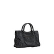 Black Calf Leather Bos Taurus Shoulder BagBalenciaga’s Le City Medium Shoulder Bag is a high-class item made of fine lambskin leather that combines elegance and functionality. The two hand-woven leather handles lend an artisanal and refined touch, while t
