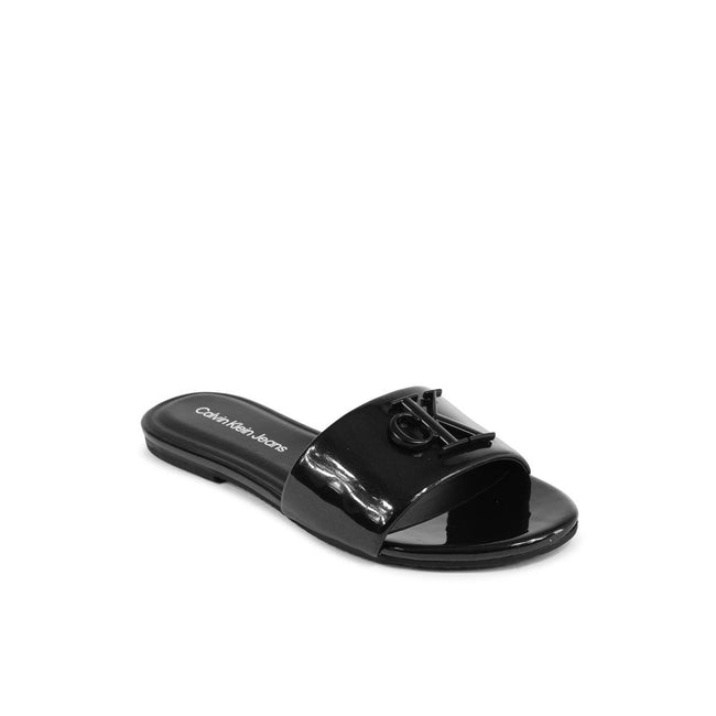Black Polyester SlippersProduct: Calvin Klein Women Sandals BLACK YW0YW01348BEH Detail: YW0YW01348BEH Colour: BLACK Composition: POLYESTER PES (60%) POLYURETHANE (36%) OTHER FIBERS (4%) Made: ChinaBlack Polyester Slippers${tagsCalvin KleinAulae Black Poly