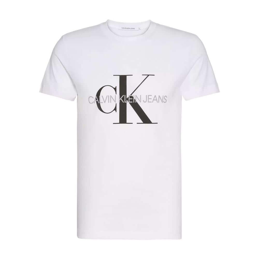 White Cotton ClothingDiscover the CORE MONOGRAM SLIM TEE short-sleeve t-shirt by Calvin Klein Jeans, an essential piece for your wardrobe. Made from 100% cotton, this t-shirt offers a soft and comfortable feel against the skin. The slim fit design enhance