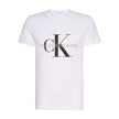 White Cotton ClothingDiscover the CORE MONOGRAM SLIM TEE short-sleeve t-shirt by Calvin Klein Jeans, an essential piece for your wardrobe. Made from 100% cotton, this t-shirt offers a soft and comfortable feel against the skin. The slim fit design enhance