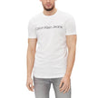 White Cotton T-ShirtThe Calvin Klein Jeans CORE INSTITUTIONAL J30J322552 short-sleeve t-shirt for men is an essential piece for any modern wardrobe. Made from 100% cotton, it offers exceptional comfort and a perfect fit. The minimalist design is enhanced