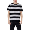 Black Cotton T-ShirtDiscover the Boss TalesStripe short-sleeve t-shirt for men, an essential piece for your summer wardrobe. Made from 100% cotton, this t-shirt offers a soft and comfortable feel against the skin, perfect for warm days. The elegant and mo