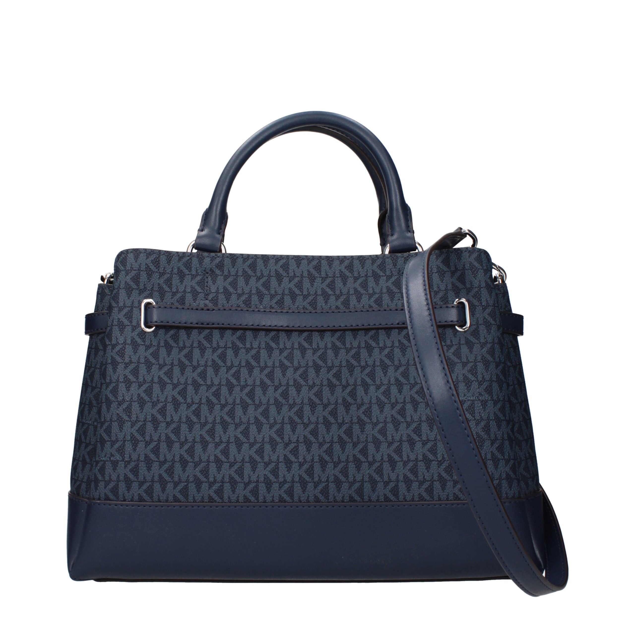 Blue Fabric HandbagDescription: The product with MPN 35F4S6RS3BADMIRAL and code F85019 fabric in blue is a handbags designed by Michael Kors. It has features like logo, divider inner pocket, adjustable shoulder, removable shoulder.Blue Fabric Handbag${tag