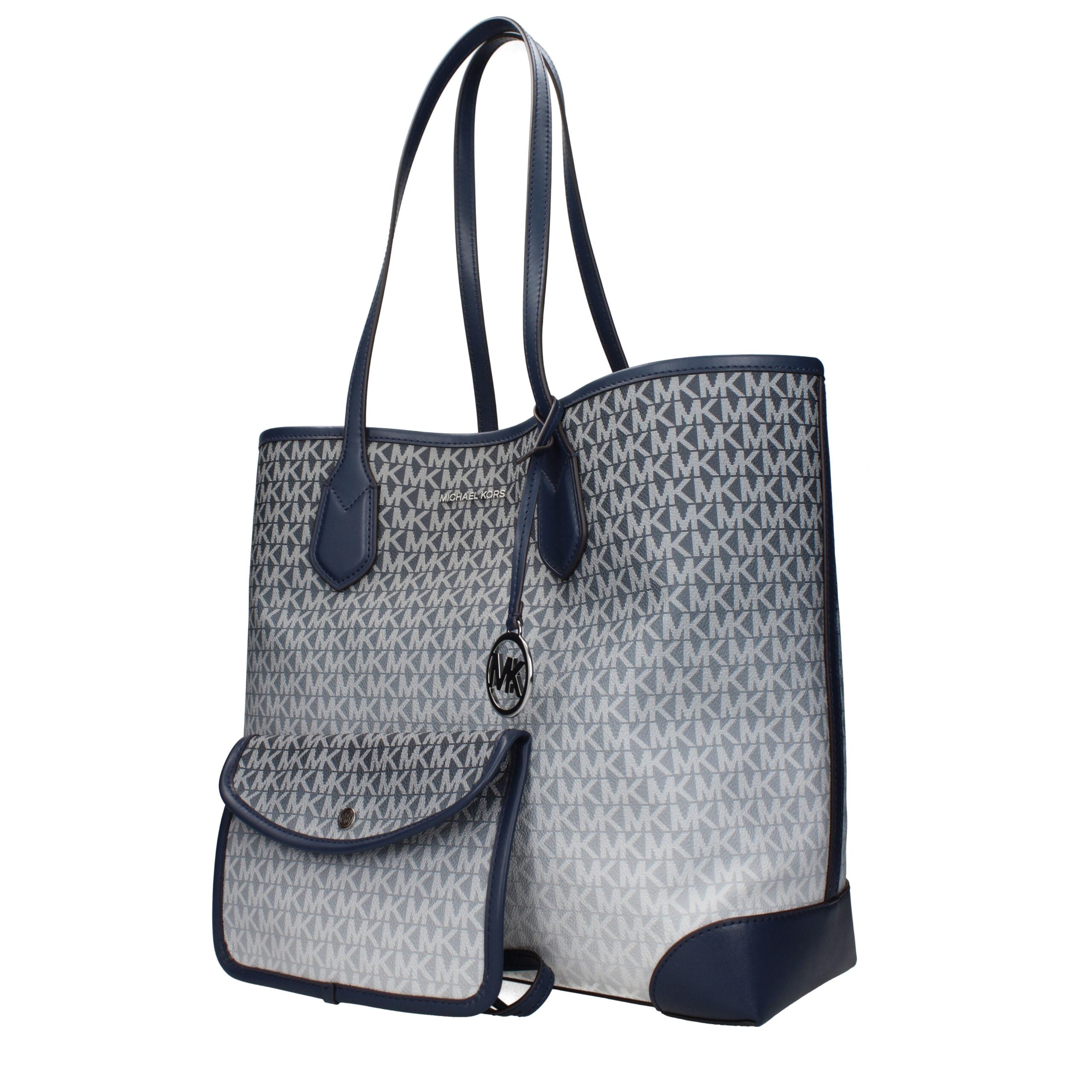 Blue Fabric Shoulder BagDescription: The product with MPN 35R5SV0T7BNAVY and code F85025 fabric in blue is a shoulder bags designed by Michael Kors. It has features like logo, front detail, removable details, removable inner clutch.Blue Fabric Shoulder Ba