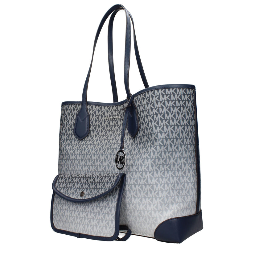 Blue Fabric Shoulder BagDescription: The product with MPN 35R5SV0T7BNAVY and code F85025 fabric in blue is a shoulder bags designed by Michael Kors. It has features like logo, front detail, removable details, removable inner clutch.Blue Fabric Shoulder Ba