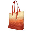 Orange Raffia Shoulder BagDescription: The product with MPN 35S5G01T3WREDCLAY and code F85030 raffia in orange is a shoulder bags designed by Michael Kors. It has features like front logo, front detail, removable details.Orange Raffia Shoulder Bag${tagsMi