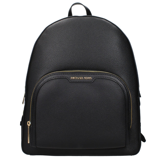 Black Leather BackpackDescription: The product with MPN 35S2G8TB7LBLACK and code F85035 leather in black is a backpacks and bumbags designed by Michael Kors. It has features like front logo, adjustable straps, side detail.Black Leather Backpack${tagsMicha
