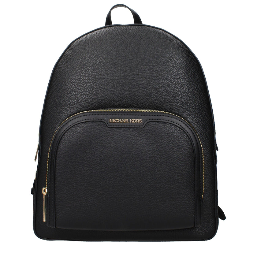 Black Leather BackpackDescription: The product with MPN 35S2G8TB7LBLACK and code F85035 leather in black is a backpacks and bumbags designed by Michael Kors. It has features like front logo, adjustable straps, side detail.Black Leather Backpack${tagsMicha