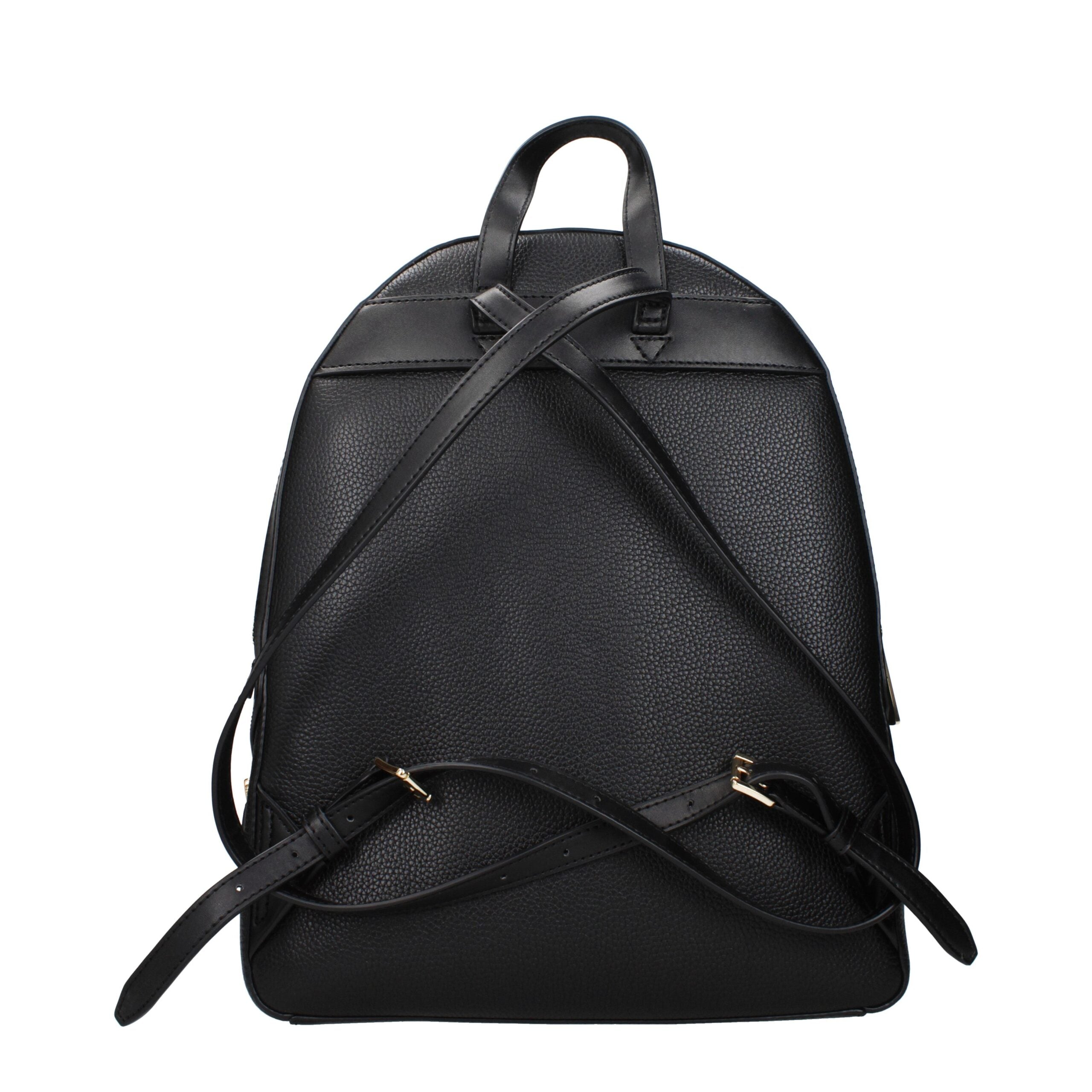 Black Leather BackpackDescription: The product with MPN 35S2G8TB7LBLACK and code F85035 leather in black is a backpacks and bumbags designed by Michael Kors. It has features like front logo, adjustable straps, side detail.Black Leather Backpack${tagsMicha