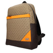 Brown Fabric BackpackDescription: The product with MPN 37T5LLAB7BPOPORG and code F85036 fabric in brown is a backpacks and bumbags designed by Michael Kors. It has features like logo, front logo, ipad/pc cases, back adjustable straps.Brown Fabric Backpack