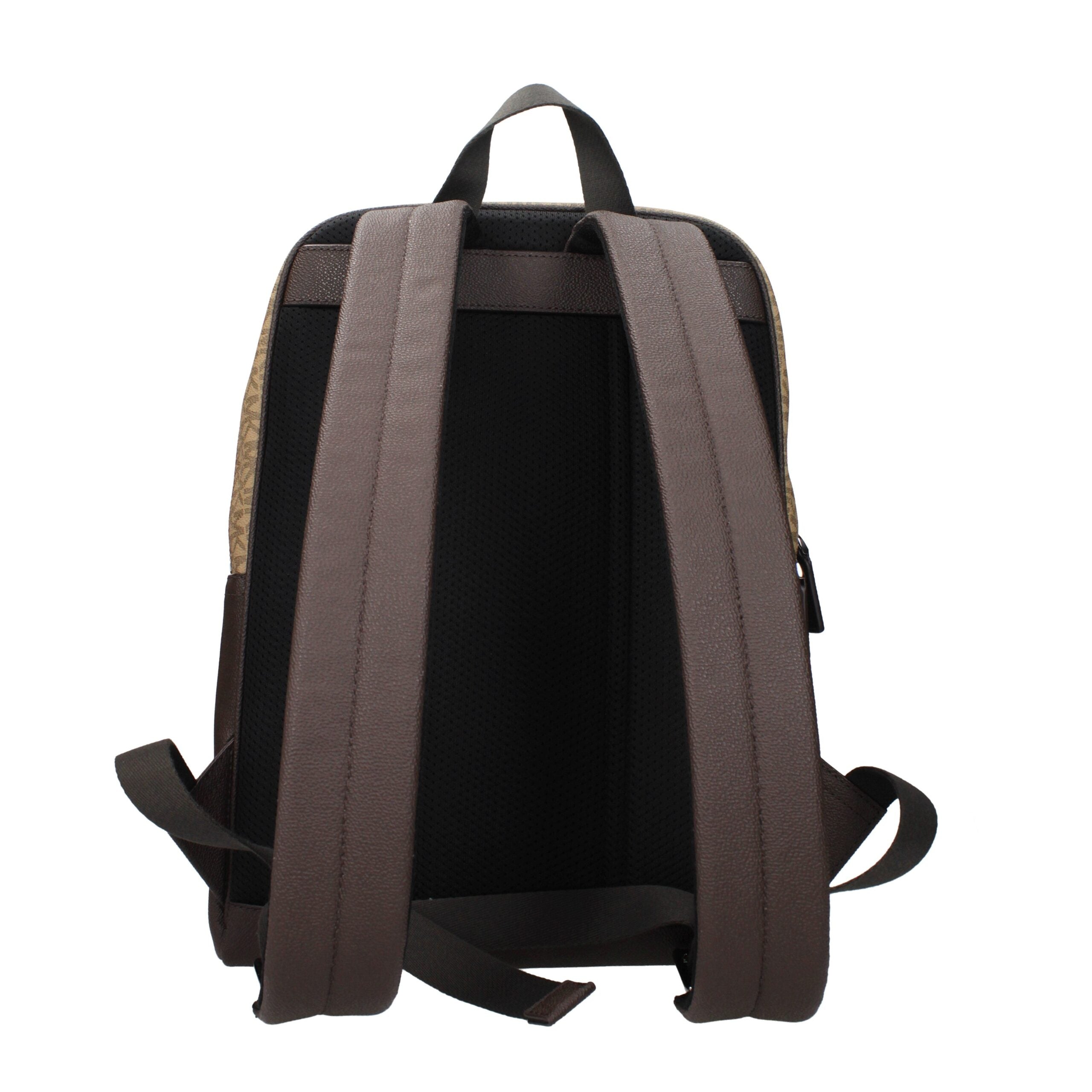 Brown Fabric BackpackDescription: The product with MPN 37T5LLAB7BPOPORG and code F85036 fabric in brown is a backpacks and bumbags designed by Michael Kors. It has features like logo, front logo, ipad/pc cases, back adjustable straps.Brown Fabric Backpack