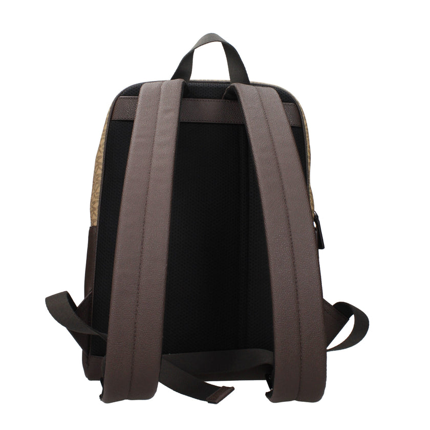 Brown Fabric BackpackDescription: The product with MPN 37T5LLAB7BPOPORG and code F85036 fabric in brown is a backpacks and bumbags designed by Michael Kors. It has features like logo, front logo, ipad/pc cases, back adjustable straps.Brown Fabric Backpack